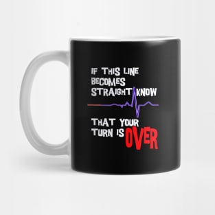 If this line becomes straight know that your turis over Mug